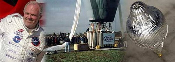 Первое в мире одиночное беспосадочное кругосветное путешествие на воздушном шаре