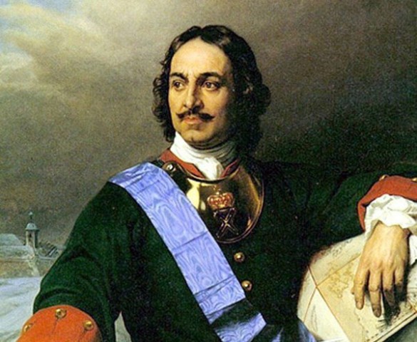 Петр Первый и находчивый солдат