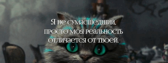 Фразы Чеширского кота