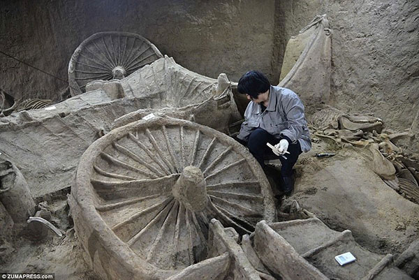 В Китае раскопали богатый могильник возрастом 2400 лет