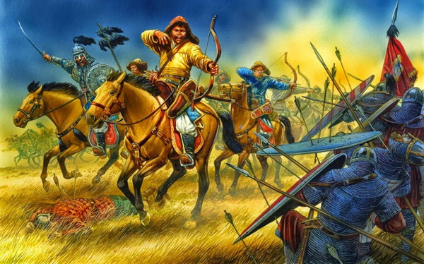 Первое сражение русских дружин с монголо-татарским войском