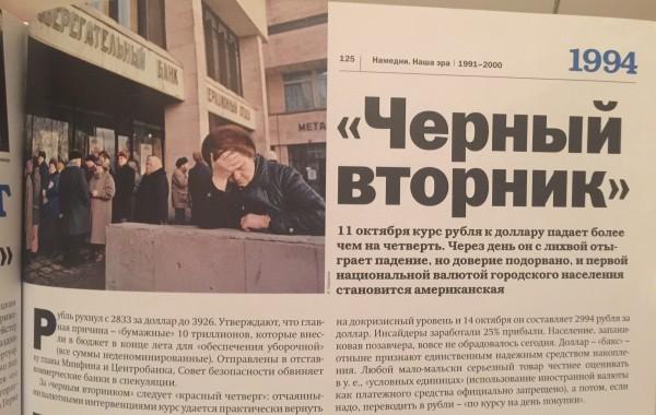 24 года назад в России произошло обвальное падение рубля