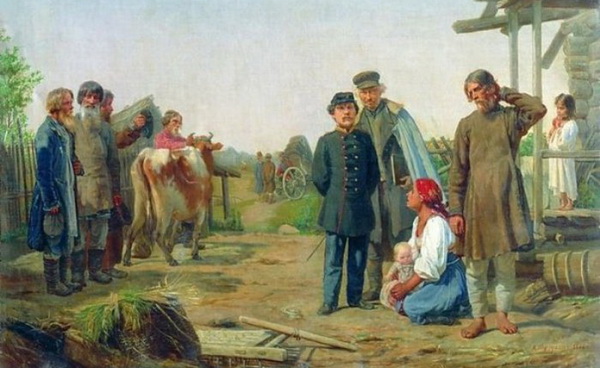 В 1841 г. Николаем I было запрещено продавать людей в розницу