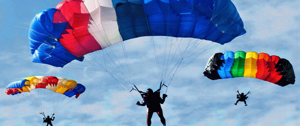 Изобретение парашюта Изобретение парашюта